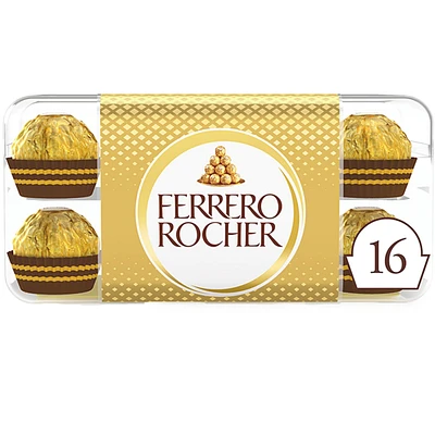 Ferrero Rocher Chocolate Hazelnut Pralines 16 count Box