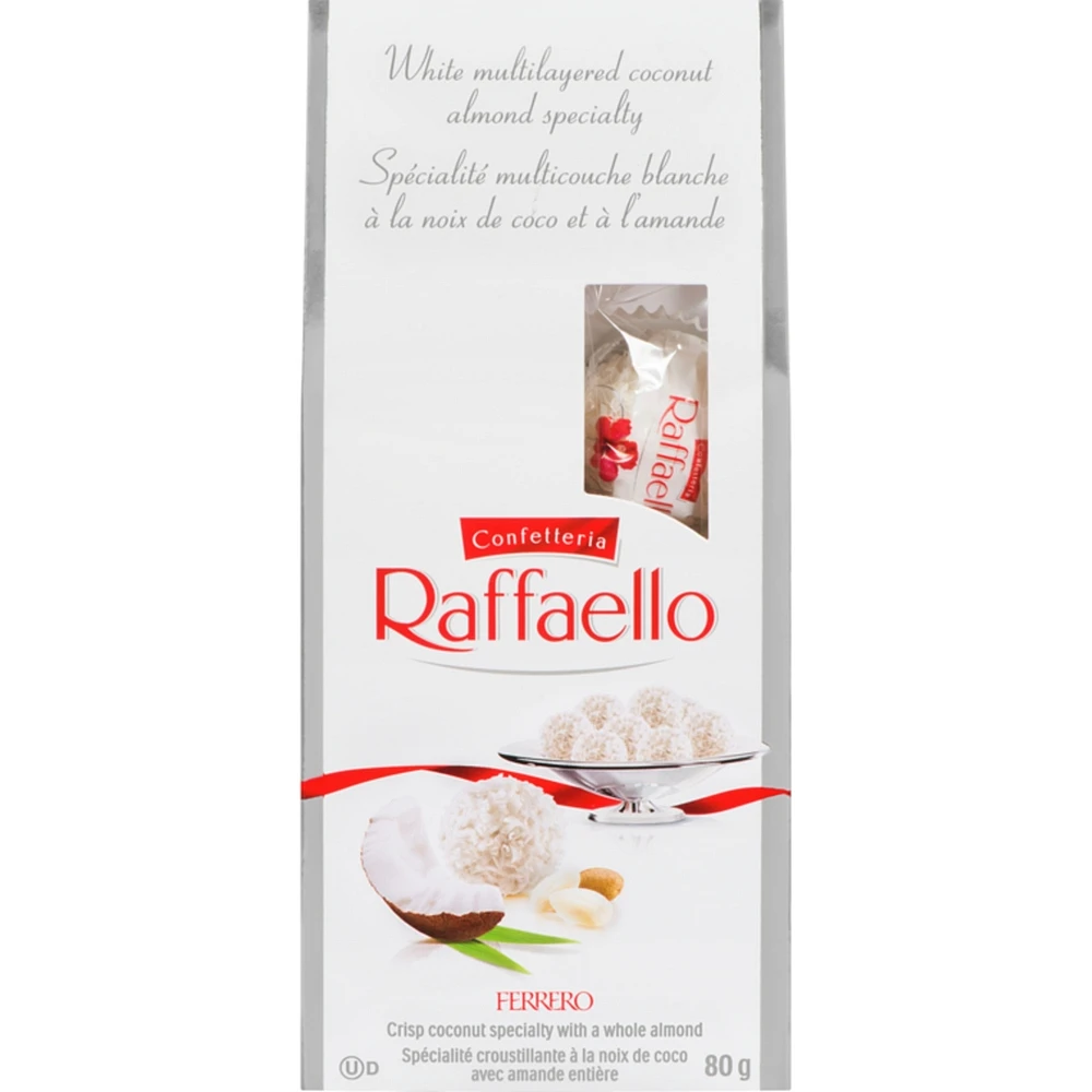 CONFETTERIA RAFFAELLO Coconut Almond Specialty Bag, 8 Individually Wrapped Confections