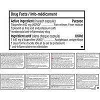 Extra Strength Liqui-Gels ( Count) 400 Mg Ibuprofen