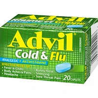 Advil Cold & Flu Analgesic + Antihistamine 20 Caplets