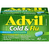 Advil Cold & Flu Analgesic + Antihistamine Caplets