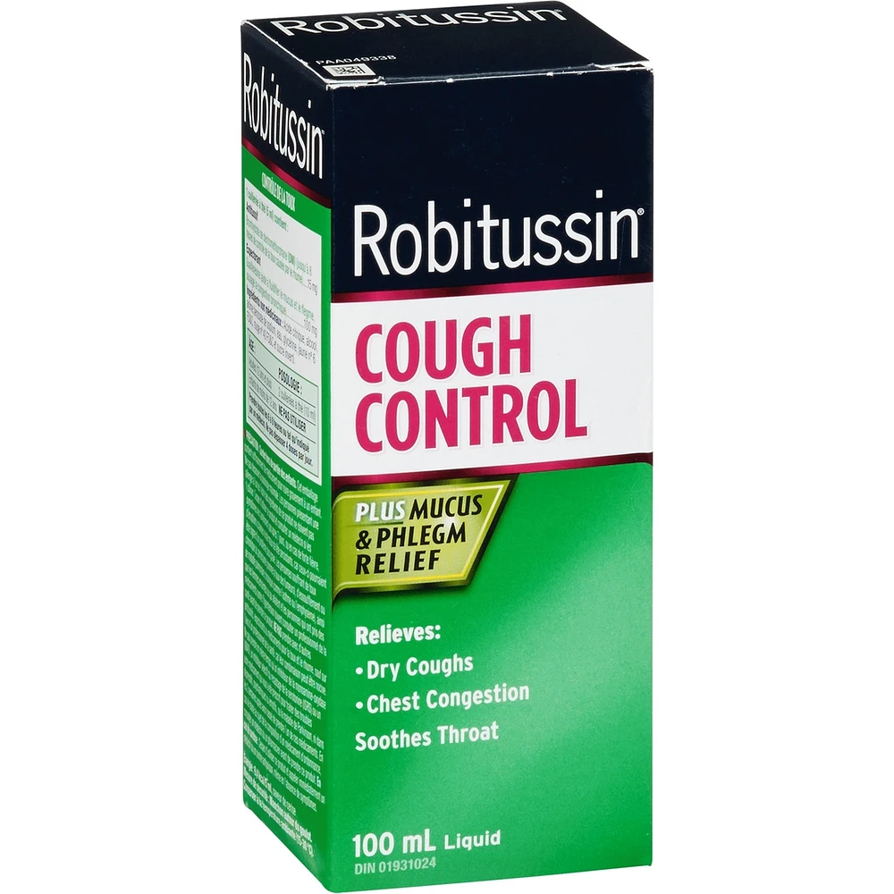 Robitussin Contrôle de la Toux Liquide 100 ml