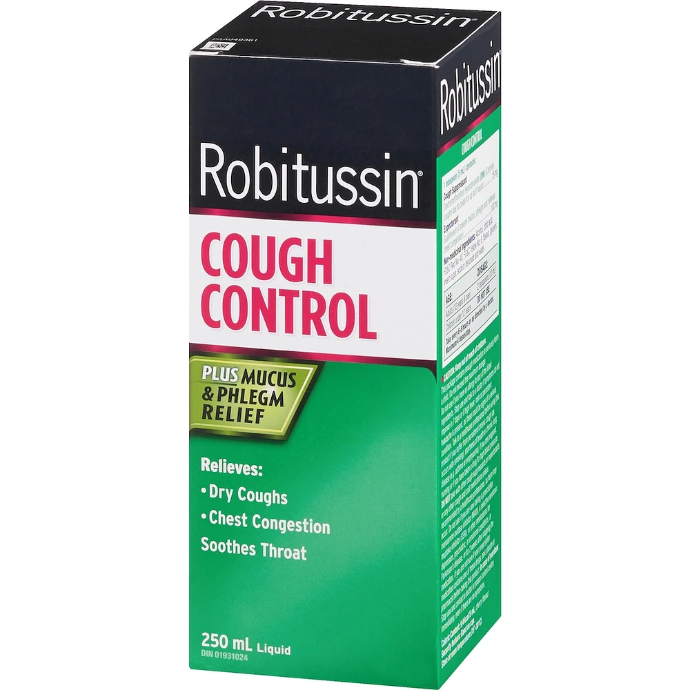 Robitussin Contrôle de la Toux Liquide 250 ml
