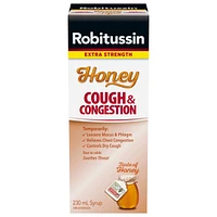 Robitussin Cough & Congestion Syrup Honey Extra Strength ml