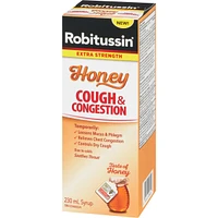 Robitussin Cough & Congestion Syrup Honey Extra Strength ml
