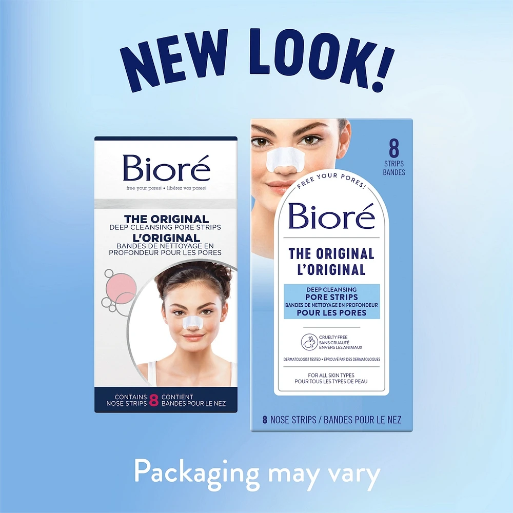 Bandes de nettoyage en profondeur pour les pores