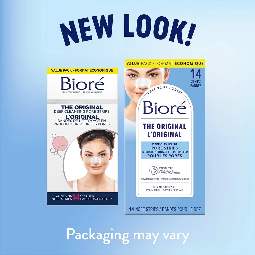 Bandes de nettoyage en profondeur pour les pores - format économique