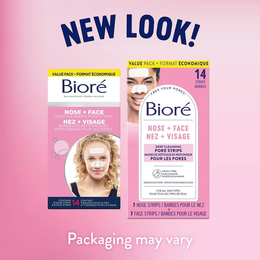 Bandes de nettoyage en profondeur pour les pores