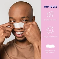 Bandes de nettoyage en profondeur pour les pores