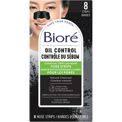Bandes de nettoyage en profondeur des pores au charbon