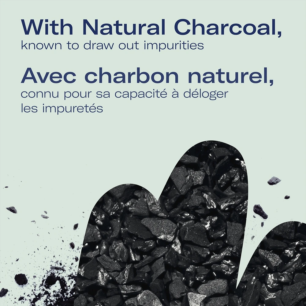 Bandes de nettoyage en profondeur des pores au charbon