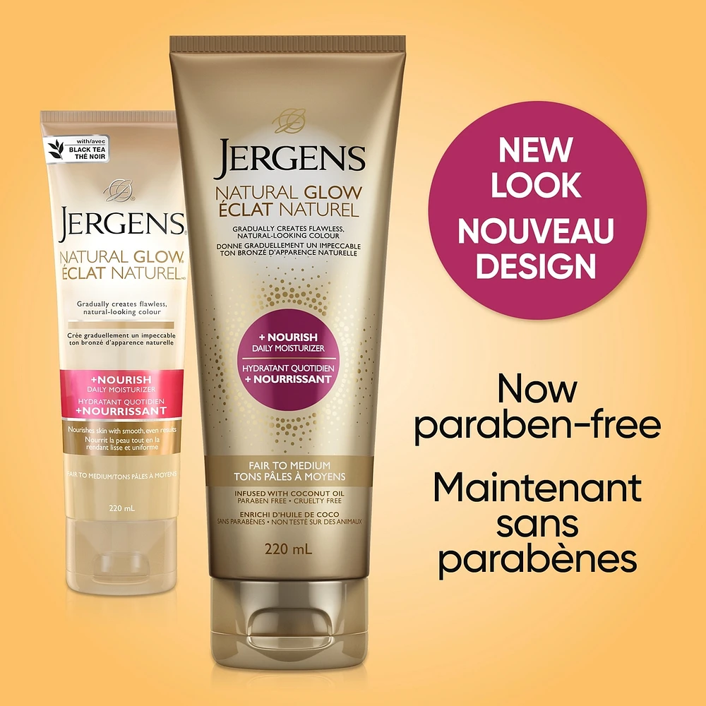 Natural Glow +Nourish Daily Moisturizer Gradual Sunless Tanner - Medium to Deep