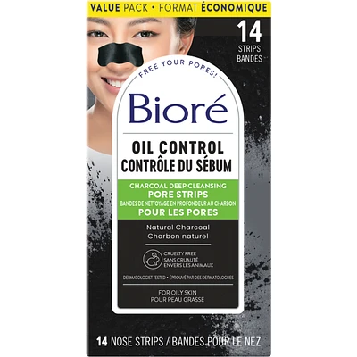 Bandes de nettoyage en profondeur des pores au charbon -  format économique