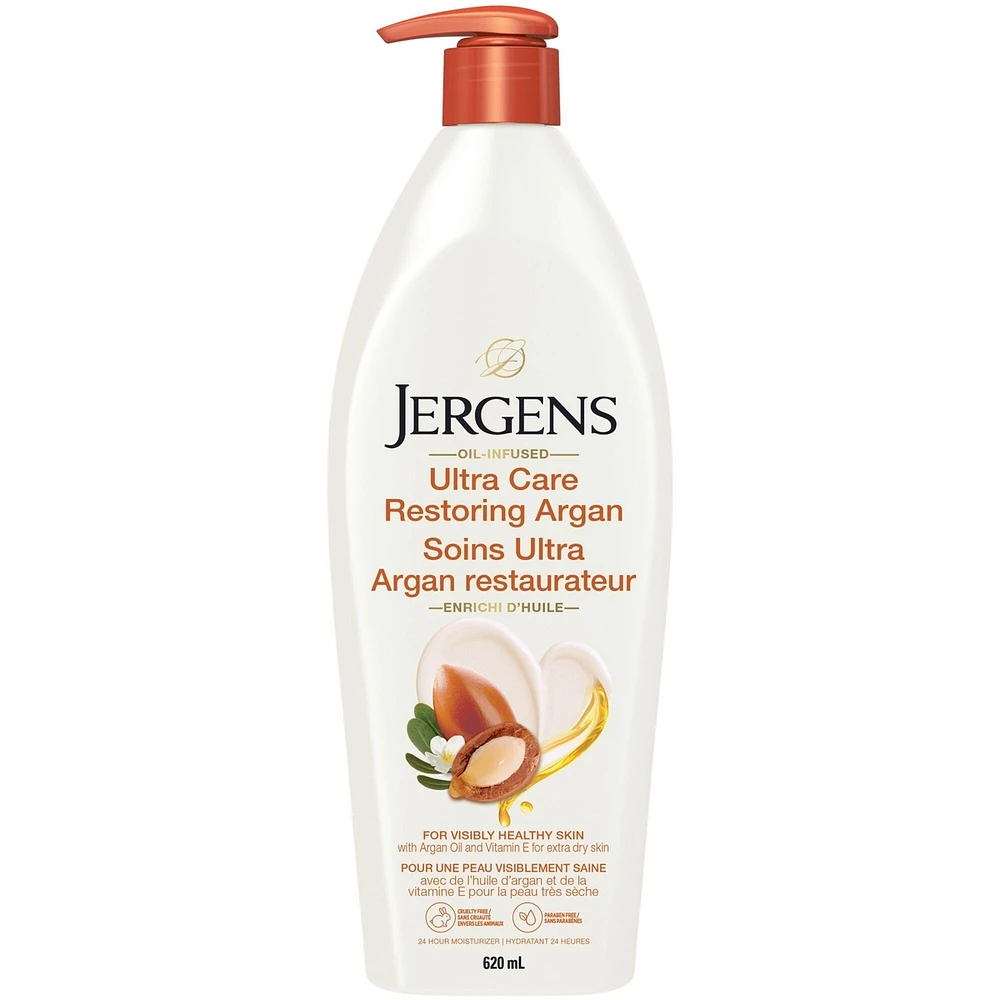 Hydratant soins ultra à l'argan restaurateur de Jergens