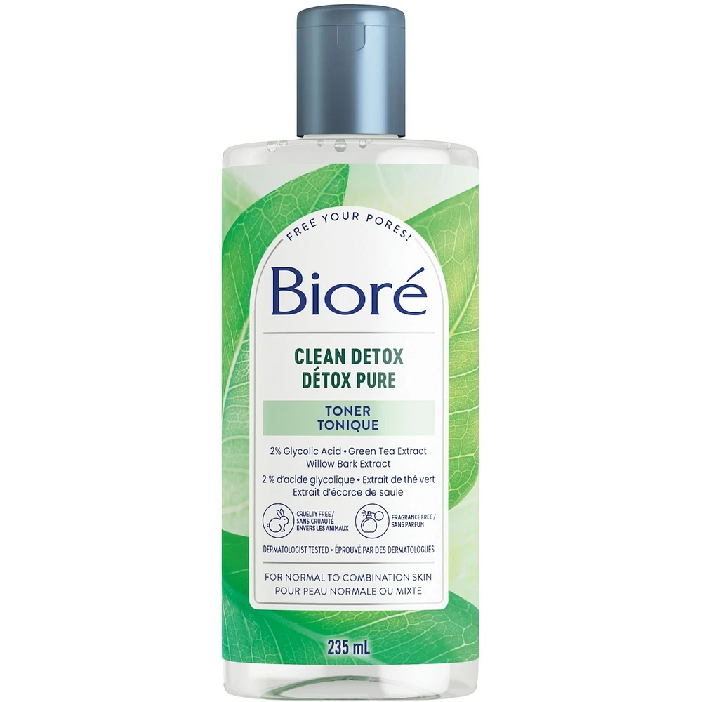 Bioré Clean Detox Toner, for Normal to Combination Skin