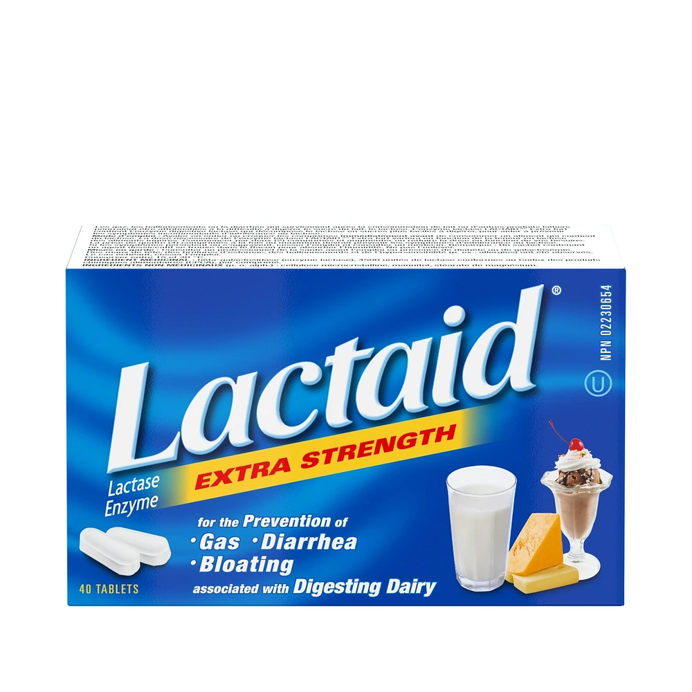 LACTAID® Extra fort, comprimés, 40 unités