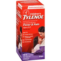 Children's Medicine, Fever & Pain, Grape Liquid