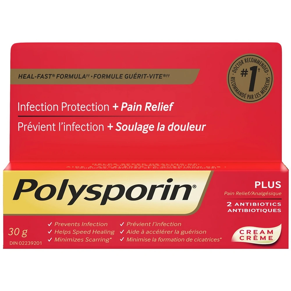 Plus Pain Relief Cream, Antibiotic Cream