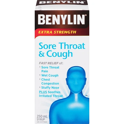 Sirop pour le mal de gorge et la toux, extra-puissant