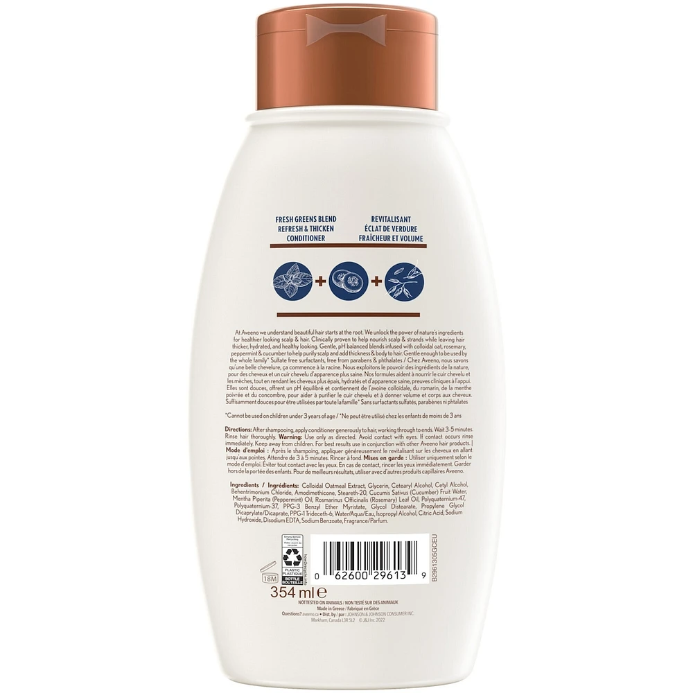 Cucumber & Rosemary Natural Volumizing Conditioner