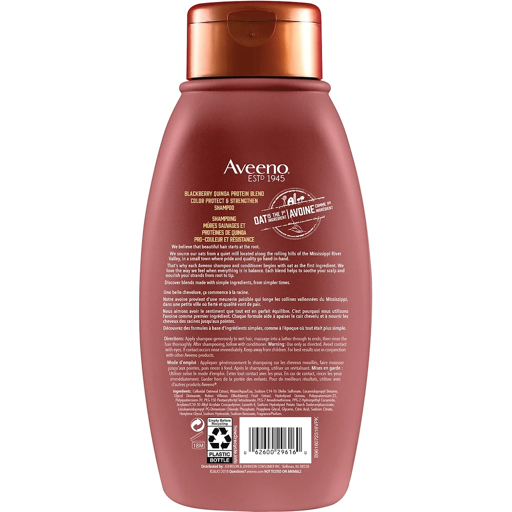 Shampoing protège-couleur aux mûres sauvages et au quinoa