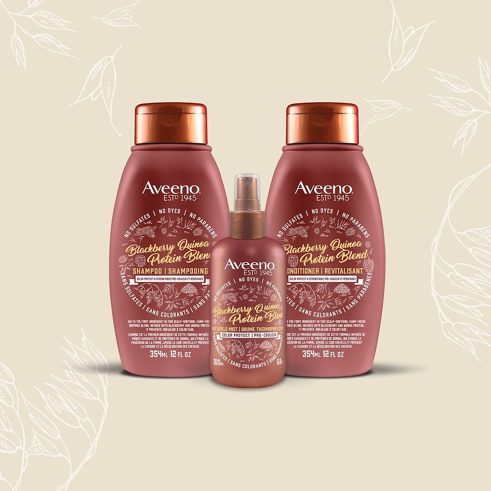 Shampoing protège-couleur aux mûres sauvages et au quinoa