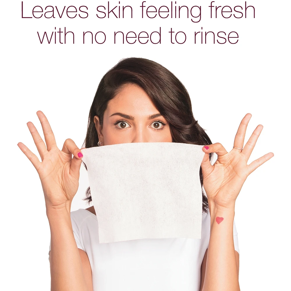 All-in-One Makeup Removing Cleansing Wipes, Waterproof Mascara Removal, Fragrance Free, Plant Based Biodegradable Wipes
