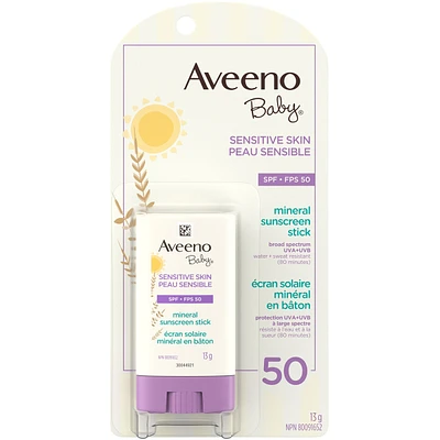 Baby Mineral Sunscreen Stick For Sensitive Skin, SPF50