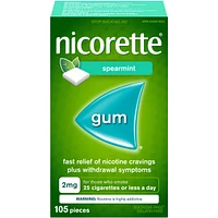 Gomme à mg de nicotine