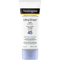 Ultra Sheer Face Sunscreen Lotion Broad Spectrum SPF 45