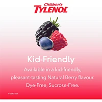 Children’s Easy Dissolve Natural Wild Berry flavour Acetaminophen Powder – Kids Fever, Headache, Pain Relief, 160mg Acetaminophen