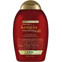 Frizz-Free + Keratin Smoothing Oil Shampoo, 5 in 1, for Frizzy or Shiny Hair