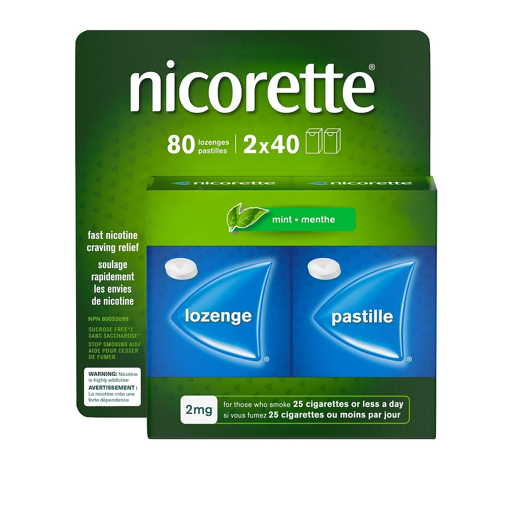 Menthe, 80 pastilles de 2 mg