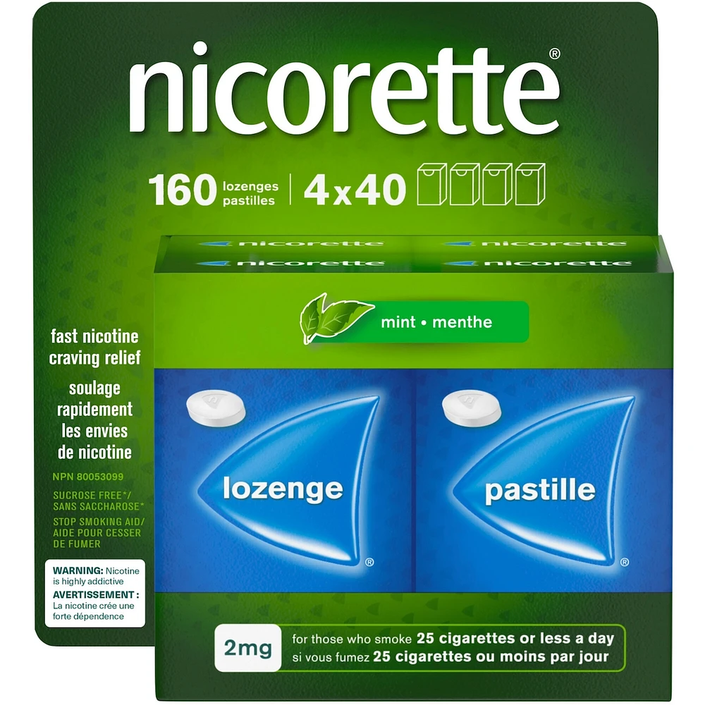 Nicotine Lozenges, 2 mg, Mint