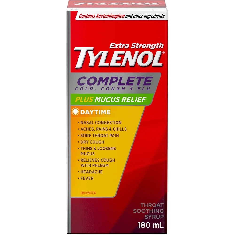 Complet, soulagement rhume, toux, grippe et mucosités, extra fort