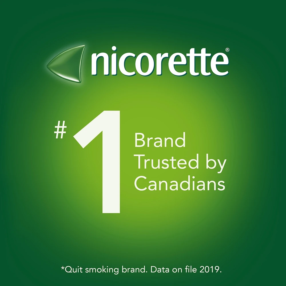 Gomme à 4 mg de nicotine, saveur de cannelle