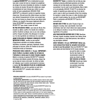 Gomme à 4 mg de nicotine, saveur de cannelle