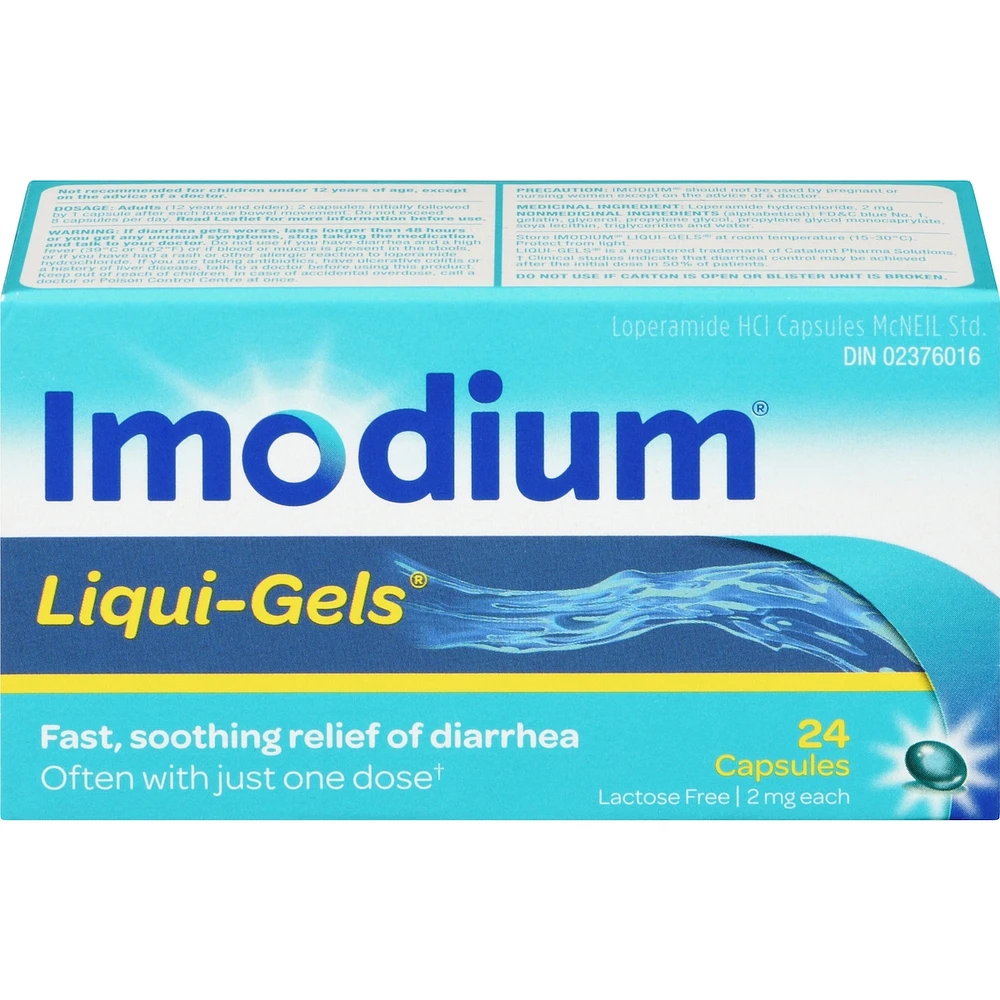 Diarrhea Relief, Liqui-Gels 24 ea