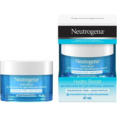Gel-crème visage Hydro Boost, pour la peau sèche, avec acide hyaluronique