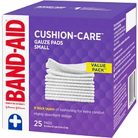 CUSHION-CARE Gauze Pads Small, 2 Inches by 2 Inches, 25 ea