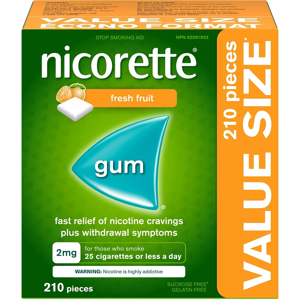 Gomme fruit frais, 2 mg