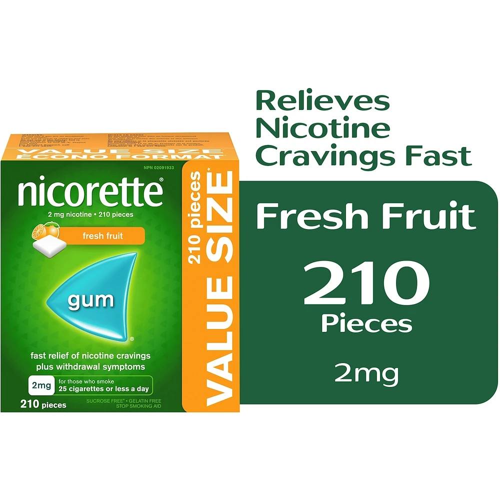 Gomme fruit frais, 2 mg