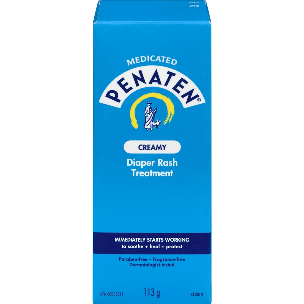 Medicated Diaper Rash Cream for Baby, Zinc Oxide Cream