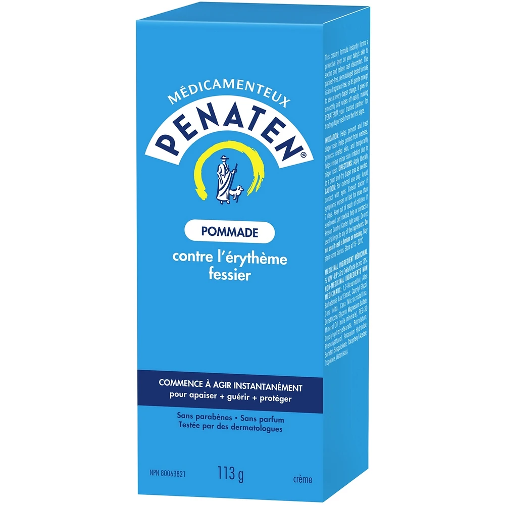 Medicated Diaper Rash Cream for Baby, Zinc Oxide Cream