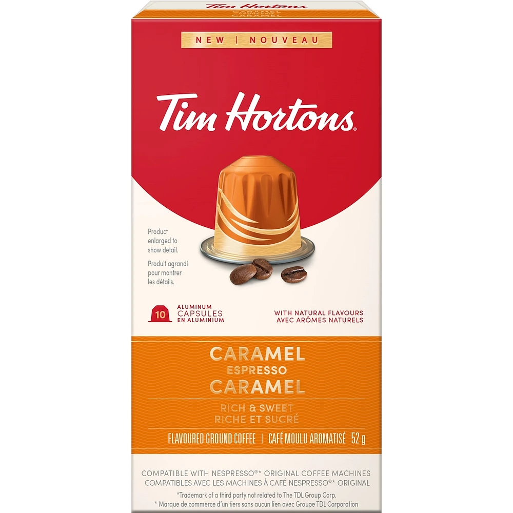 Tim Hortons Nespresso Caramel Espresso 10Ct