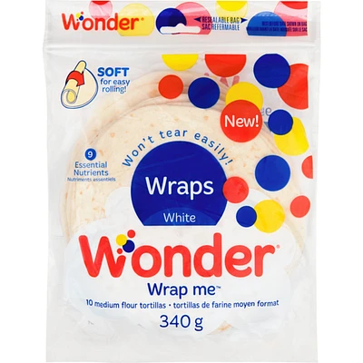 Flour Tortillas White 10 Medium