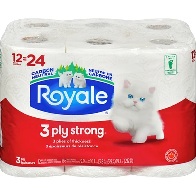 Rolls Of Bathroom Tissue 3 Ply