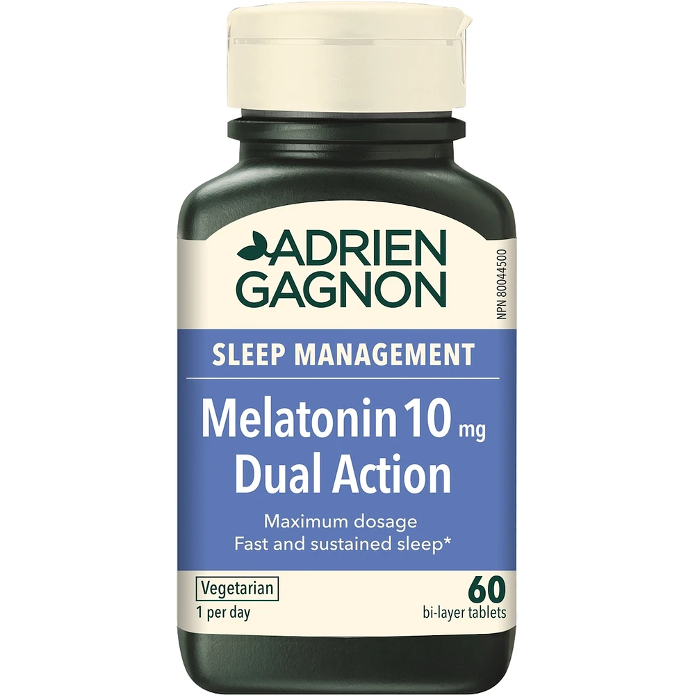 Mélatonine 10 mg Double action Extra-fort
