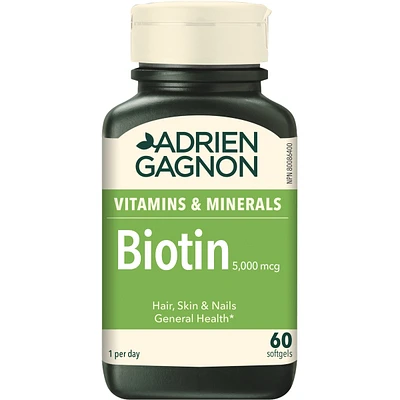 Biotin 5000 mcg (60 sgel)