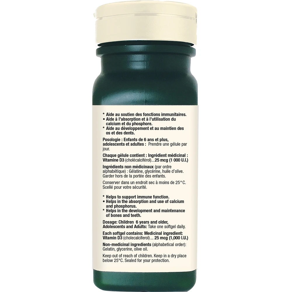 Vitamin D 1000 IU Softgels